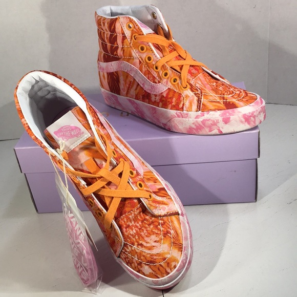 NWT Vans SK8 Hi 38 DX Collina Strata Hi Top Sneakers Women’s 6 - Picture 10 of 10